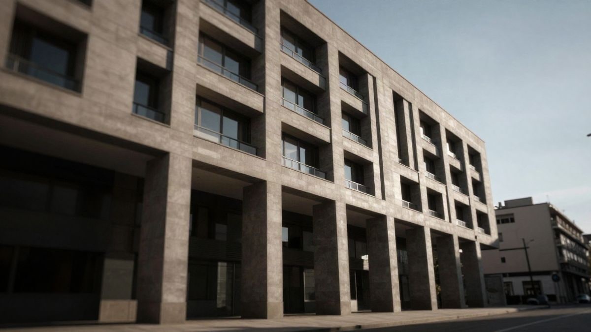 Imagen ilustrativa: fachada de un edificio municipal moderno con cielo despejado al fondo