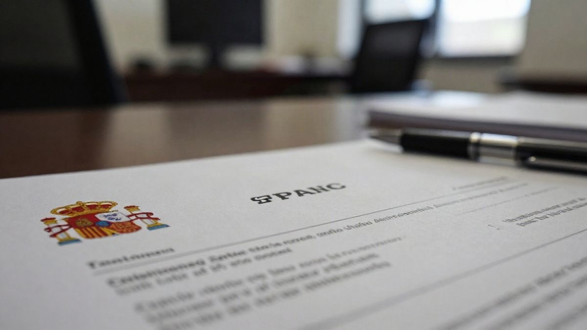 Illustrative image: close-up of a Social Security affiliation document and a pen on a table