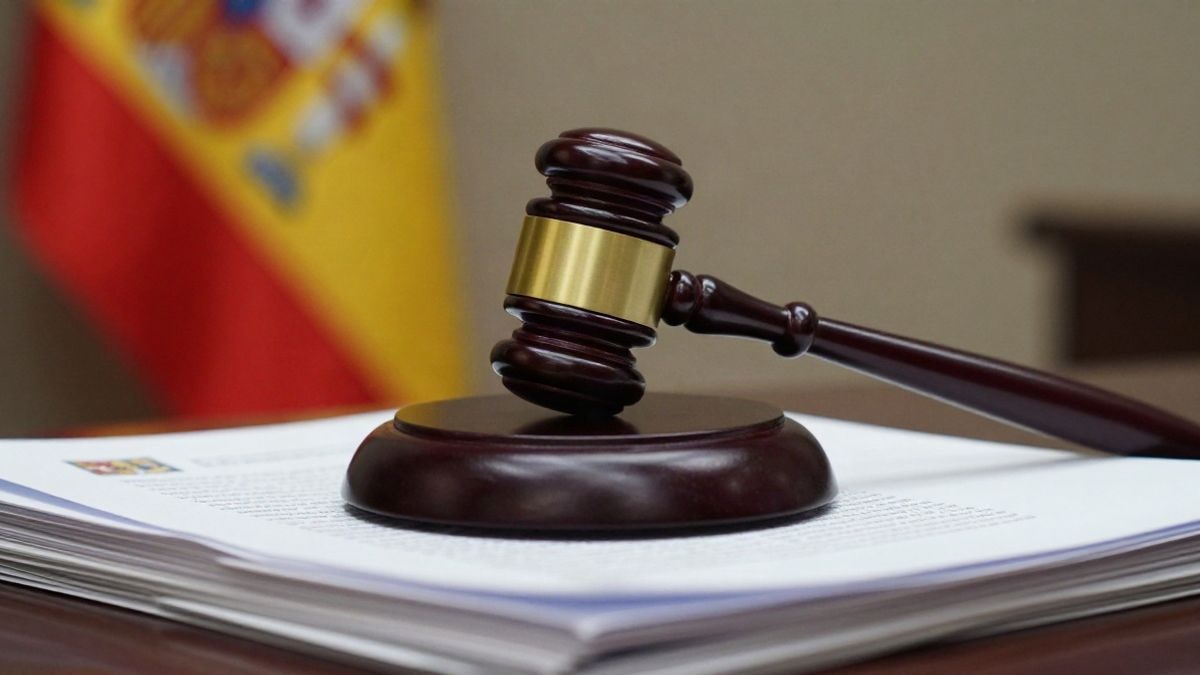 Illustrative image: a wooden mallet on official documents in an institutional office